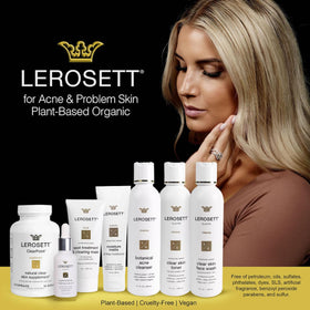 Gunilla Of Sweden LEROSETT label close-up displaying ingredients and purity