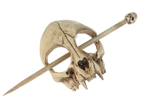 GuoShuang cat skull side detail highlighting lifelike contours and snag-free smooth edges