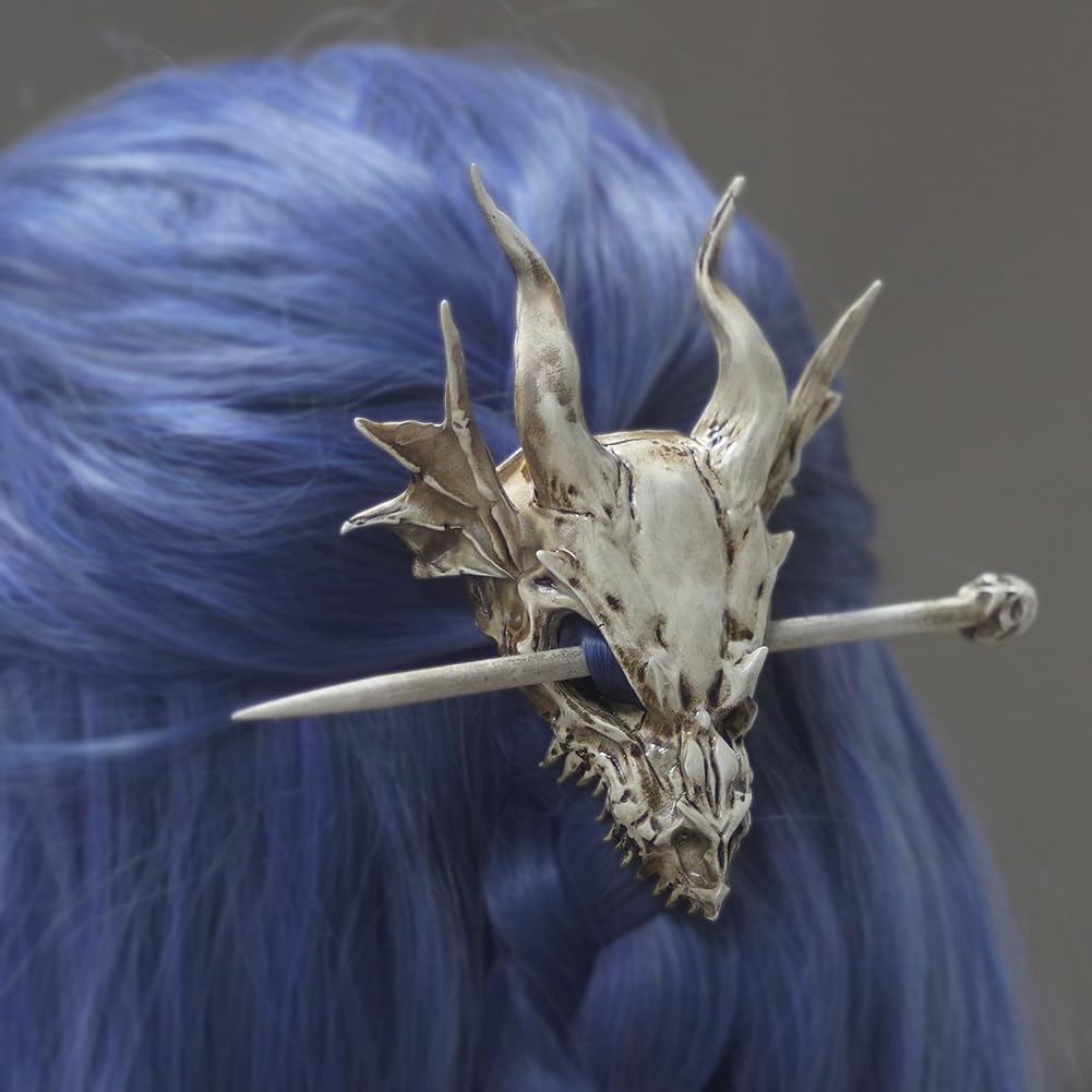 GuoShuang dragon skull close detail shows realistic bone finish and smooth edges