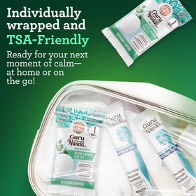 GuruNanda individually wrapped shower tablet ready for travel and convenient use