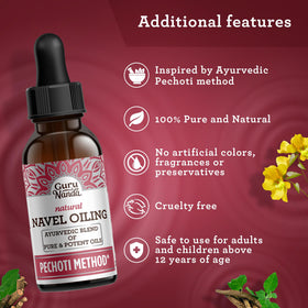 GuruNanda castor seeds and neem leaves highlighting botanical ingredients benefit