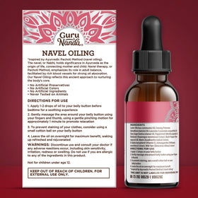 GuruNanda bottle in hand showing 2 fl oz size for travel-friendly benefit