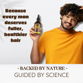 Gutaderme bottle in hand showing 3.4 fl oz size for reference