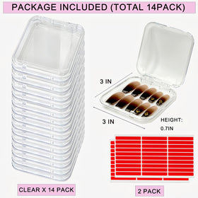 GUXACU open box with press-ons secured demonstrating organized transport benefit
