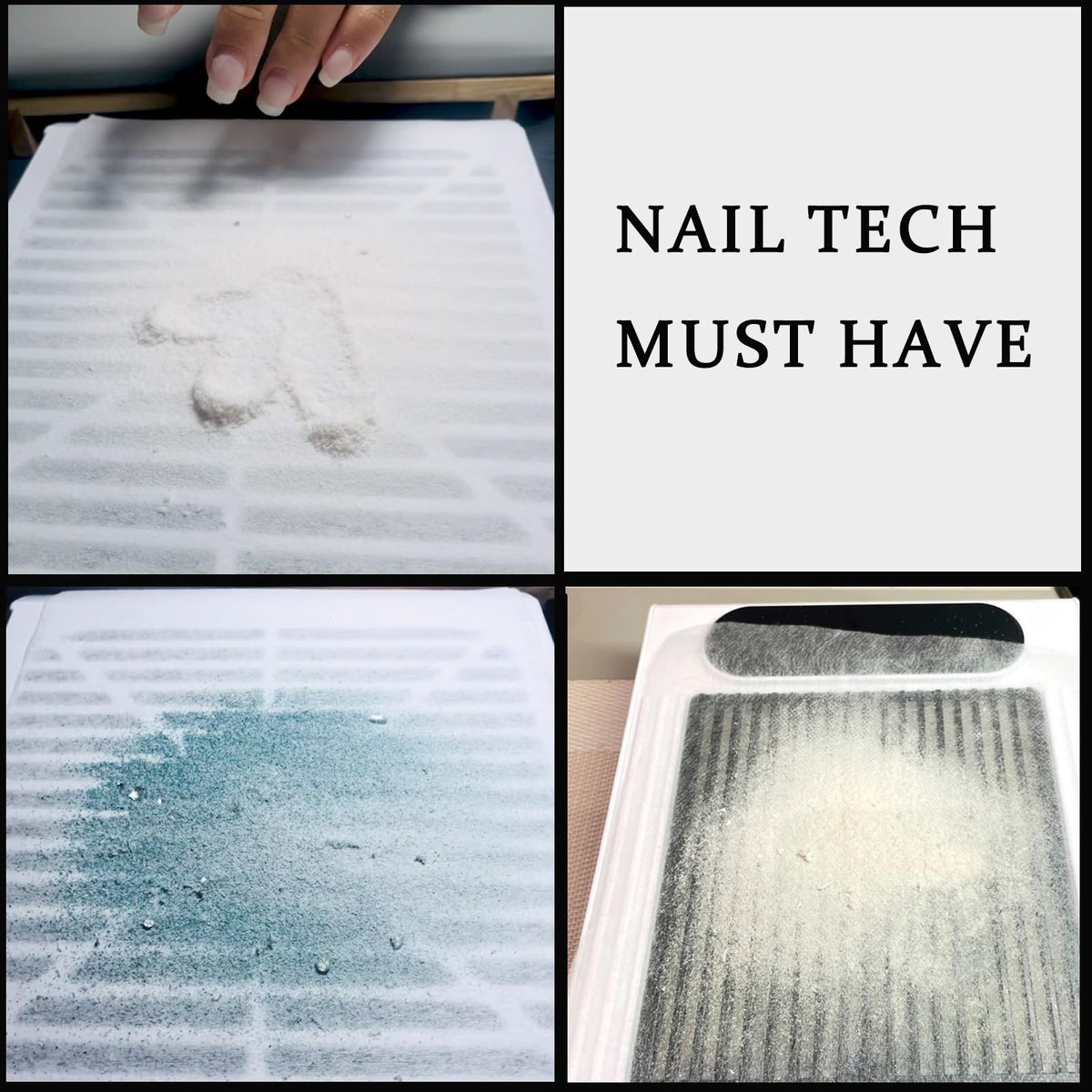 GUXACU filters in a salon setting illustrating cleaner workstations and faster cleanups