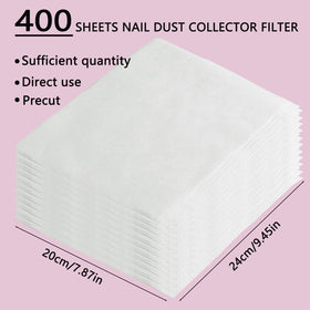 GUXACU filter sheet close-up texture showing soft PP material and dust capture
