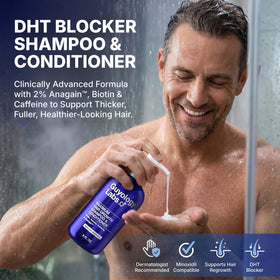 Guyology Labs conditioner bottle close-up highlighting moisturizing benefits
