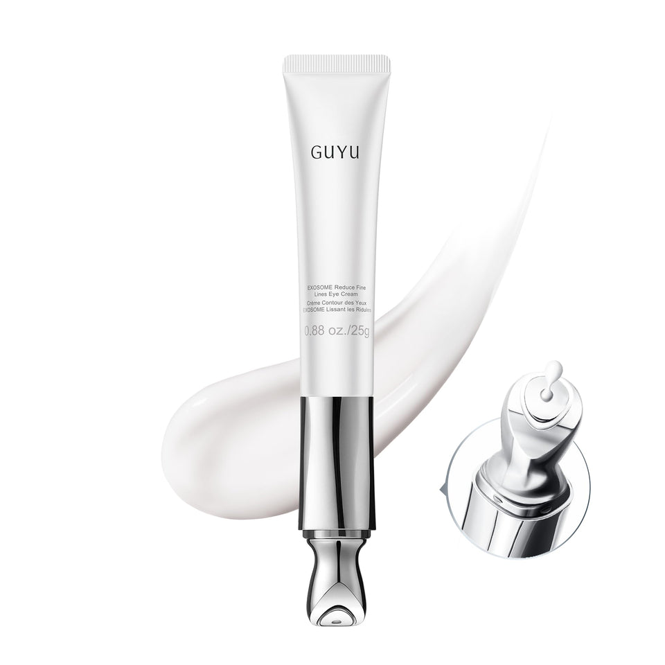 GUYU front packaging showing compact electric eye cream for firming