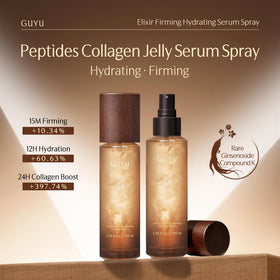 GUYU mist spraying into air demonstrating ultra-fine coverage benefit: even application