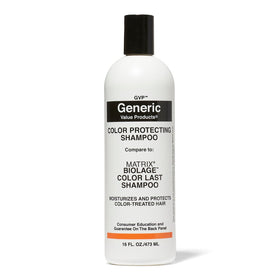 Generic Value Products bottle front label showing color-protecting benefit and shine
