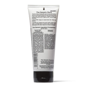GVP applied while combing hair to detangle and smooth, improves manageability