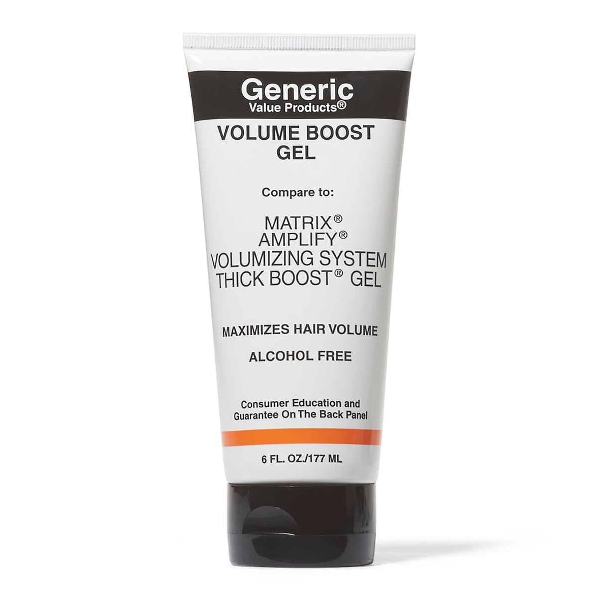 Generic Value Products front packaging shows 6 oz tube and product name for easy identification