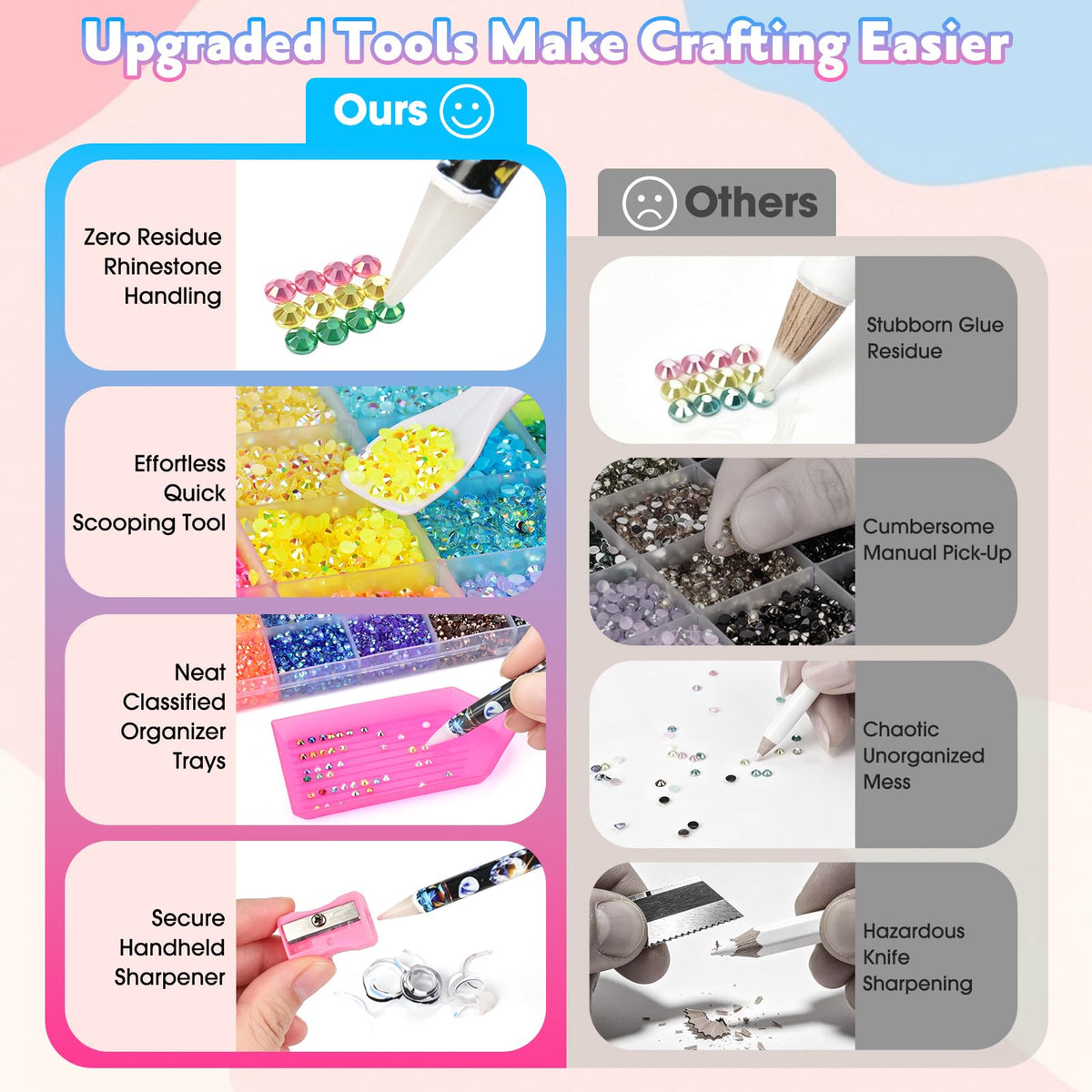 Gybver tools and B7000 glue with fine nozzle for precise adhesive application