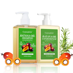 Gypsophila front packaging showing shampoo and conditioner for salon-quality results