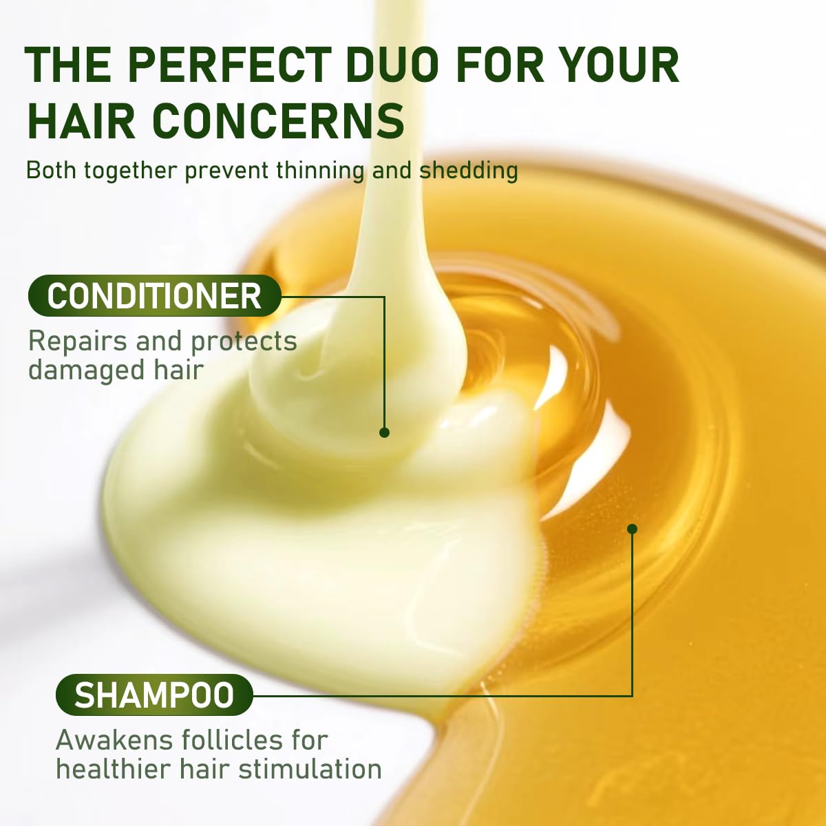 Gypsophila in-use wet hair application for easier detangling and manageability