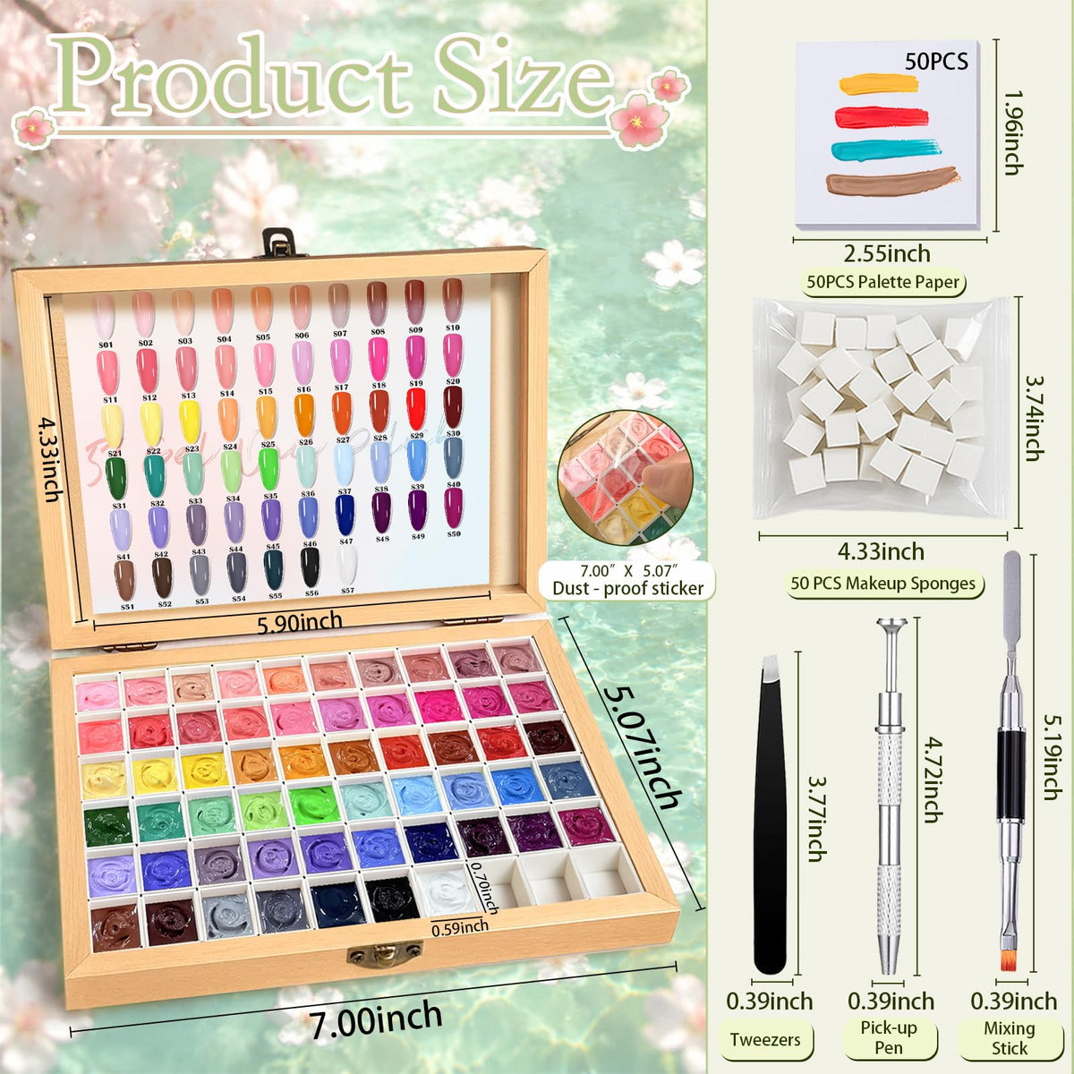 GZIXBDA lifestyle salon setup with palette on workstation illustrating professional-ready supplies