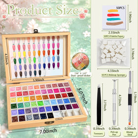 GZIXBDA lifestyle salon setup with palette on workstation illustrating professional-ready supplies