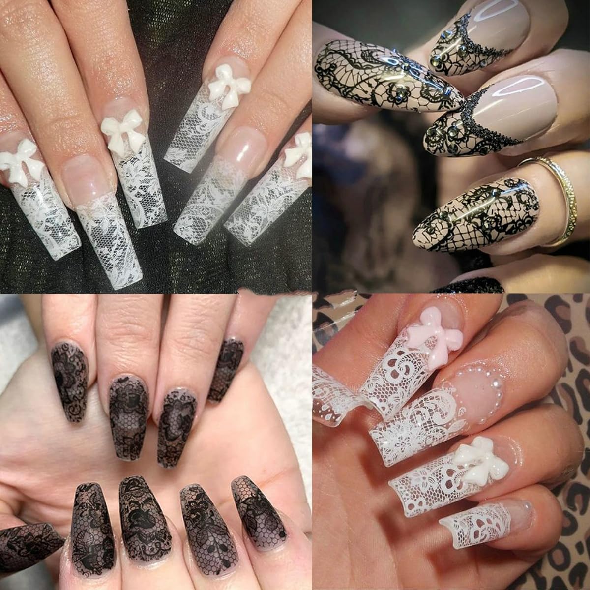 GZMAYUEN ten foil rolls spread with lace and floral patterns adding design options