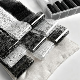 GZMAYUEN silicone applicator and tools arranged for accurate foil placement