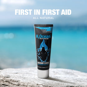 H2Ocean being applied to a fresh tattoo, demonstrates gentle moisturizing care