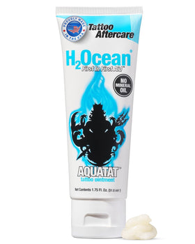 H2Ocean Aquatat front jar showing clean branding and size benefits