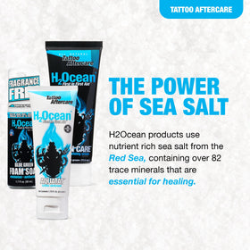 H2Ocean Aquatat ointment tube detail providing protective sealing benefit