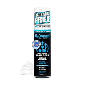 H2Ocean foam soap front packaging showing bottle and branding for clear identification