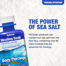 H2Ocean sea salt crystals texture close-up showing natural mineral content