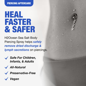 H2Ocean spray nozzle releasing mist for touch-free, hygienic cleansing