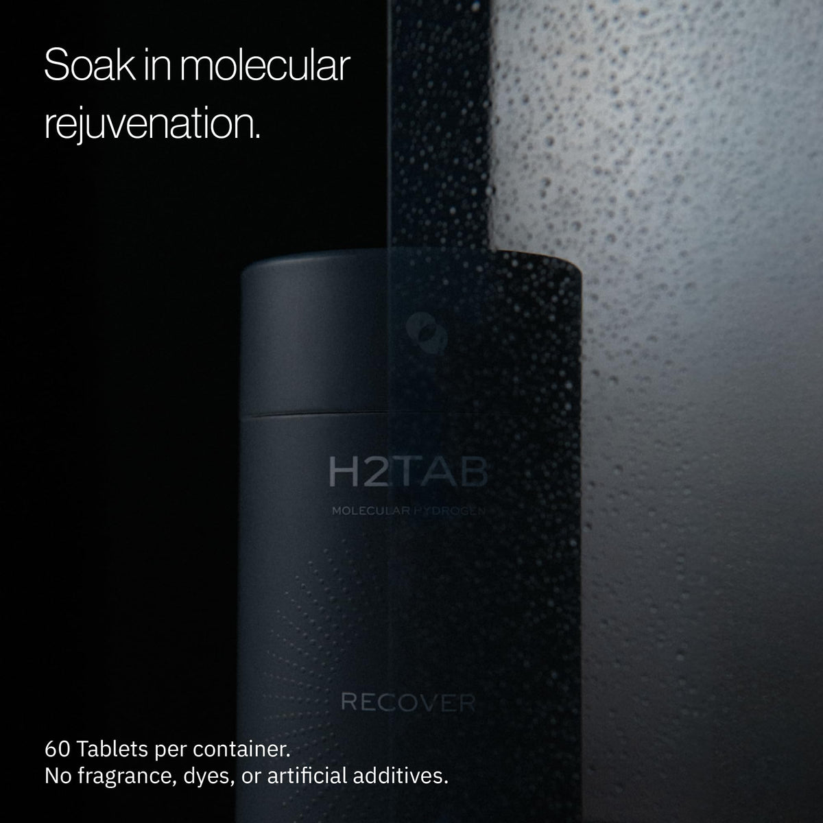 H2TAB tablets close-up texture view highlighting tablet purity and quick dissolution benefit