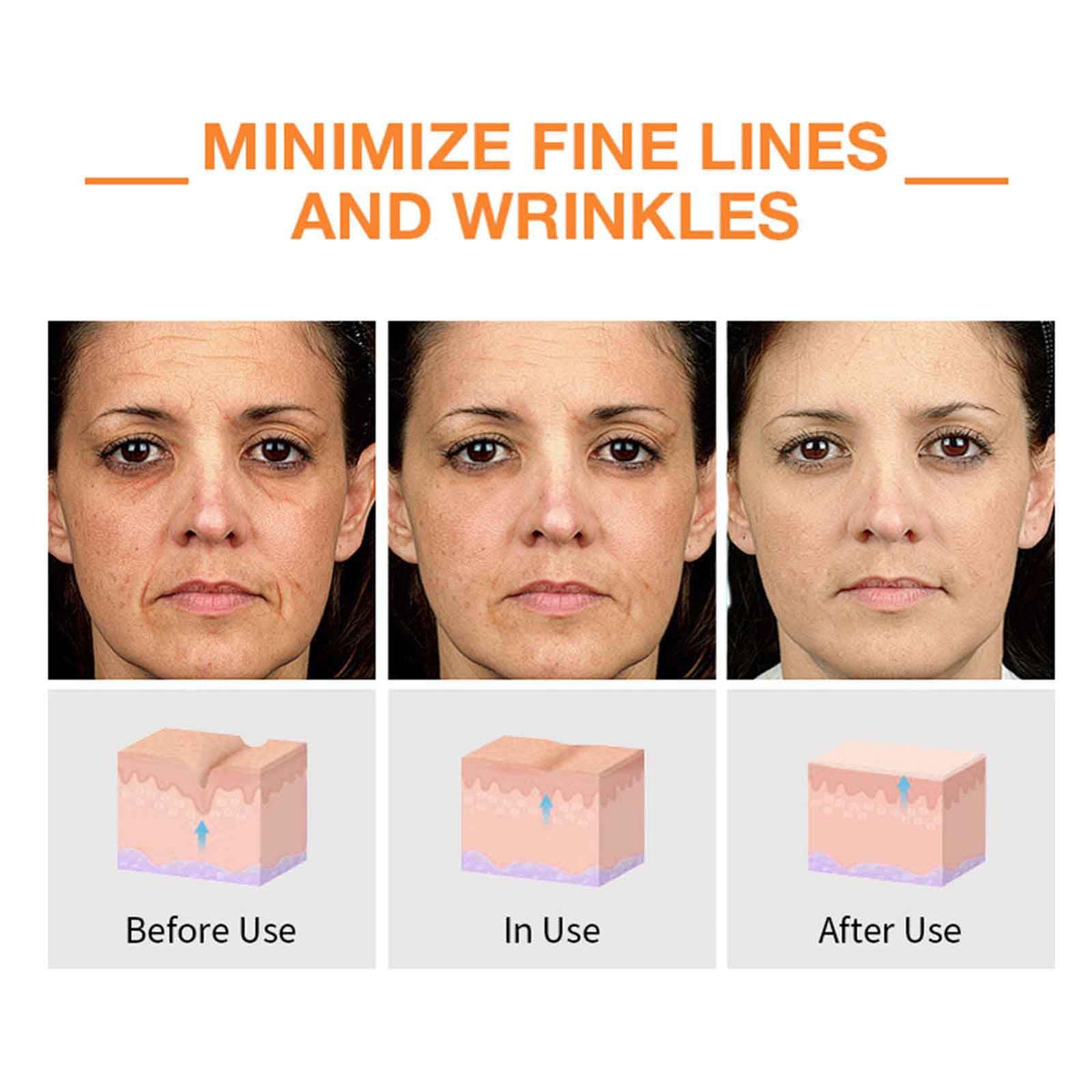 HACIRFE dropper dispensing serum demonstrates precise dosage and ease