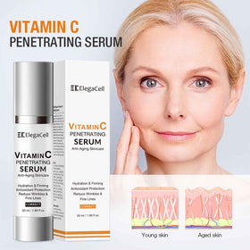 HACIRFE lifestyle bathroom vanity setup showing serum in daily routine