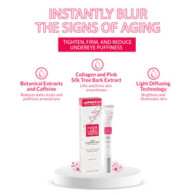 Hada Labo Tokyo open cap and applicator illustrating easy precise application