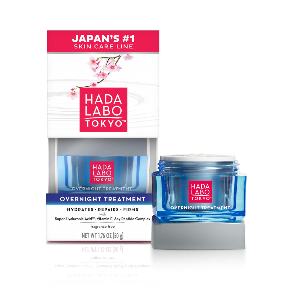 Hada Labo Tokyo front packaging showing jar and branding benefits hydration