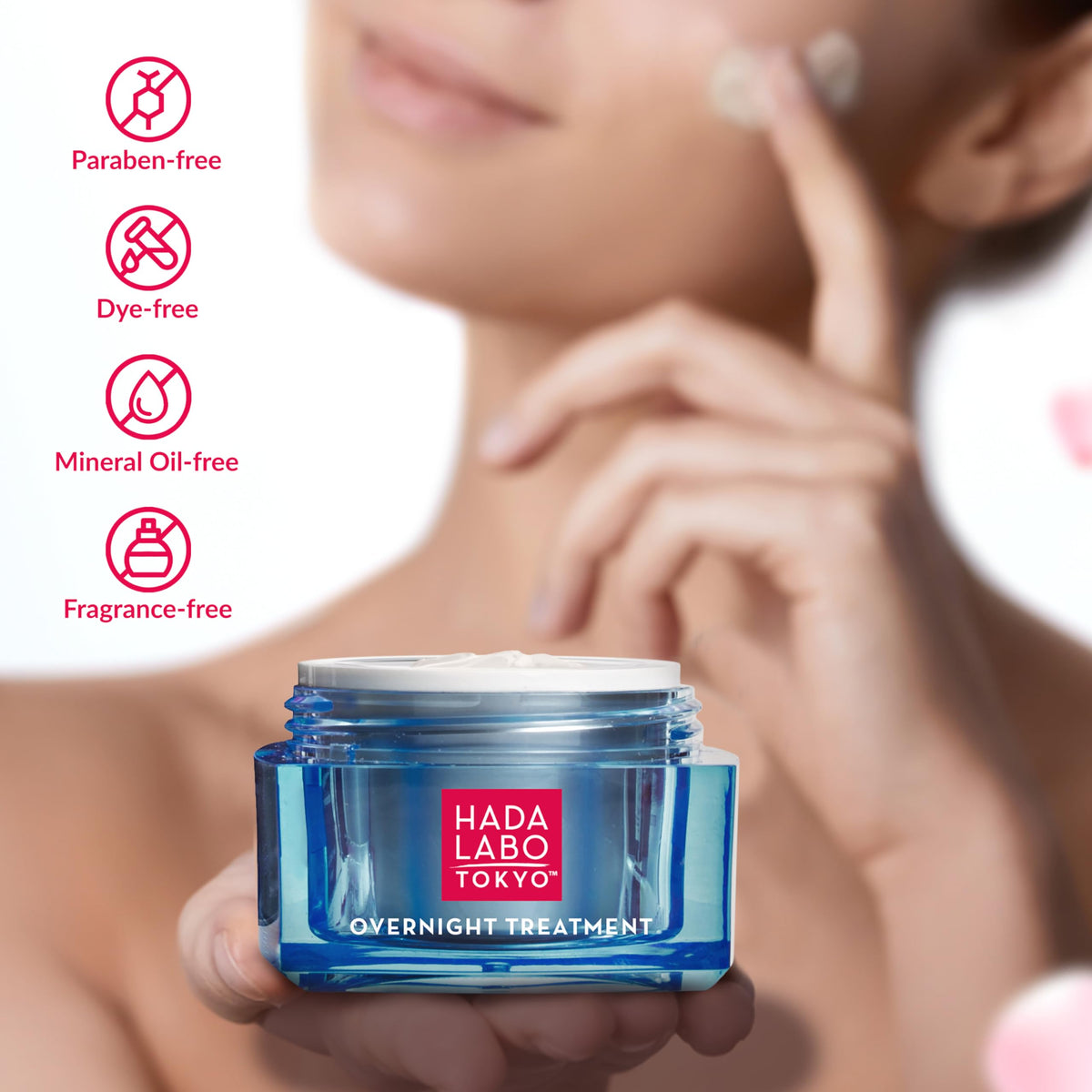 Hada Labo Tokyo label and ingredients list clearly showing clean formulation benefits