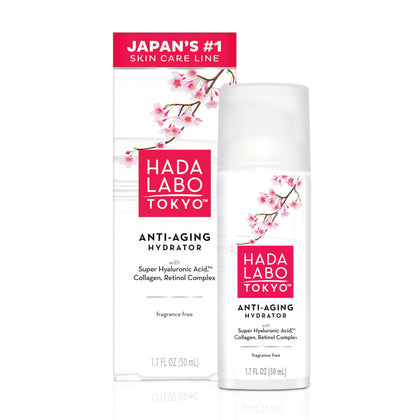 Hada Labo Tokyo front bottle showing product branding and size benefits