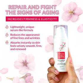Hada Labo Tokyo pipette dispensing serum highlighting controlled application