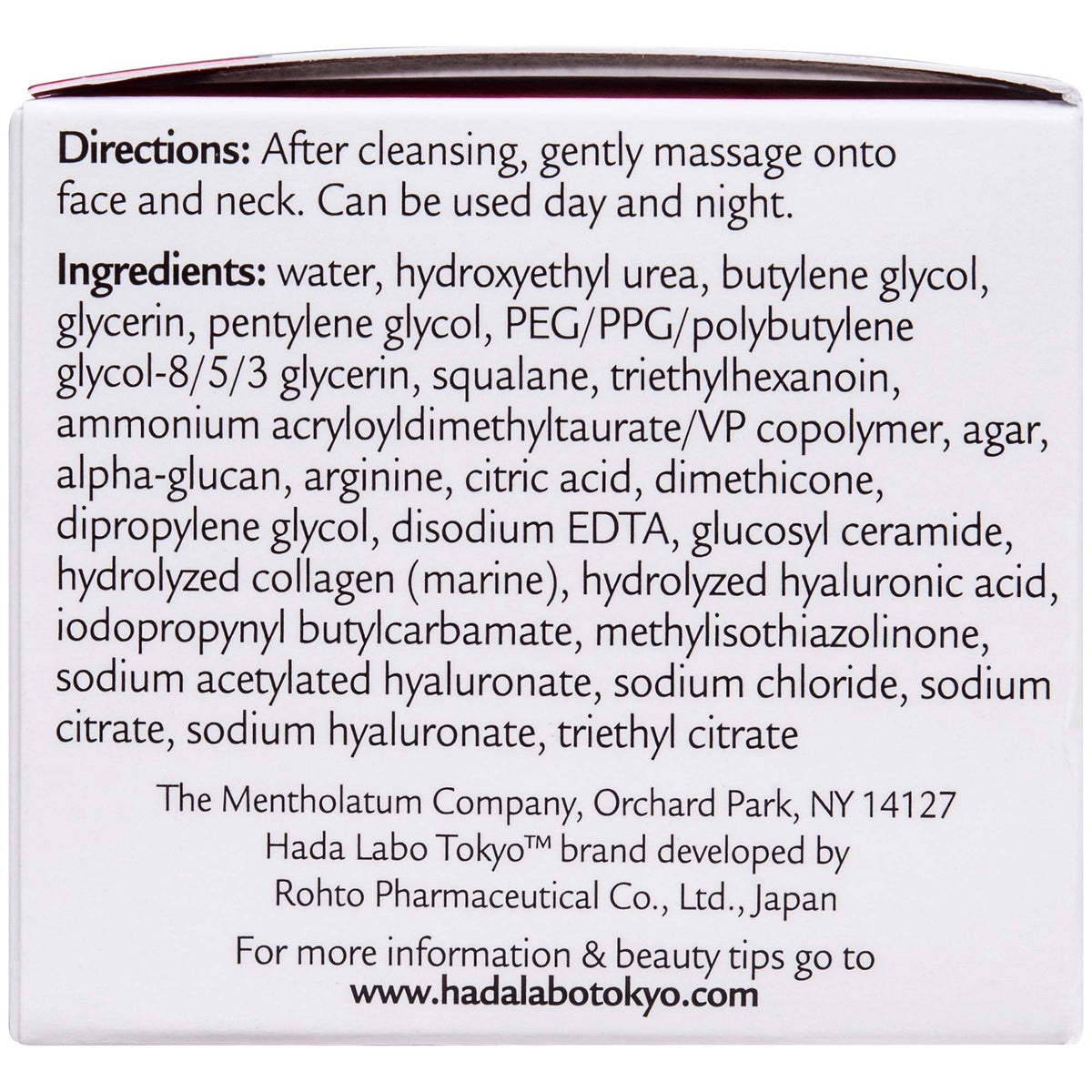 Hada Labo Tokyo on bathroom vanity showing daily routine ease