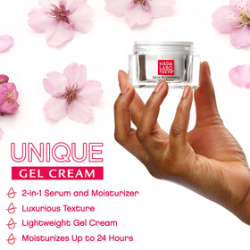 Hada Labo Tokyo open jar revealing lightweight gel texture