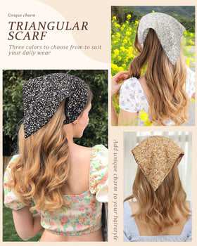 HAIMEIKANG boho knot styling example showing versatile wear and vintage look