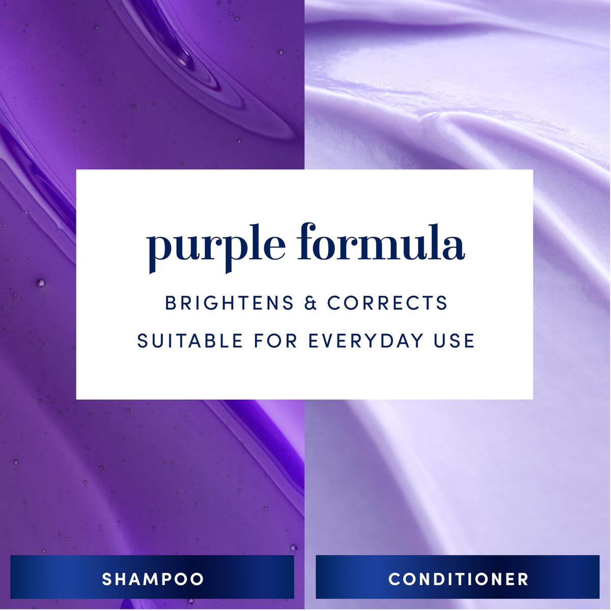 Hair Biology purple shampoo foam close-up neutralizing brassiness effectively