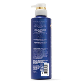 Hair Biology product label close-up highlighting paraben-free benefit for sensitive scalps