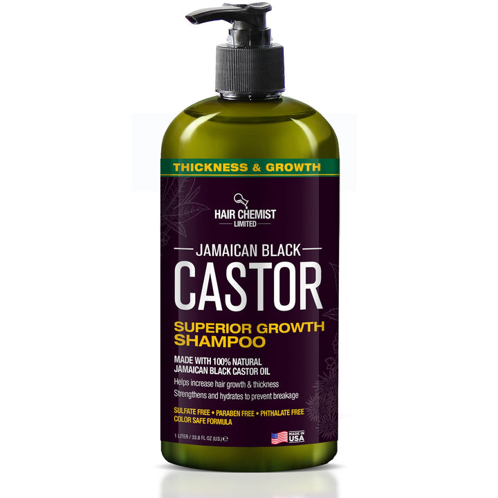 Hair Chemist front label showing product name and size, communicates clear benefits