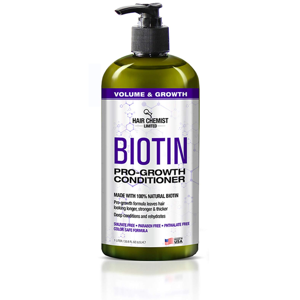 Hair Chemist two 33.8 oz bottles side-by-side showing value-size convenience