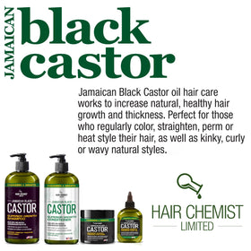 Hair Chemist bottle compared to common household item showing 33.8 oz large size