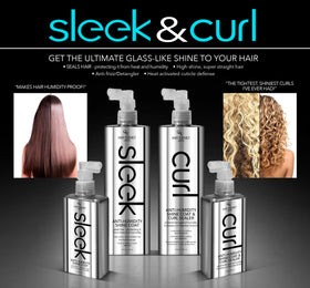 Hair Chemist bottle inside travel pouch for on-the-go shine