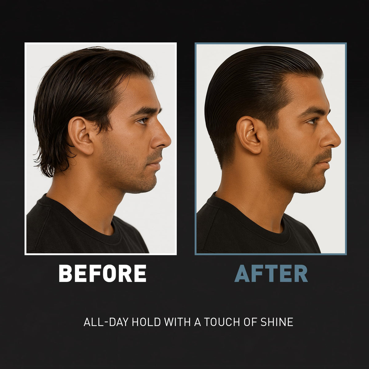 Hair Craft Co. product on hands demonstrating application and quick styling benefit