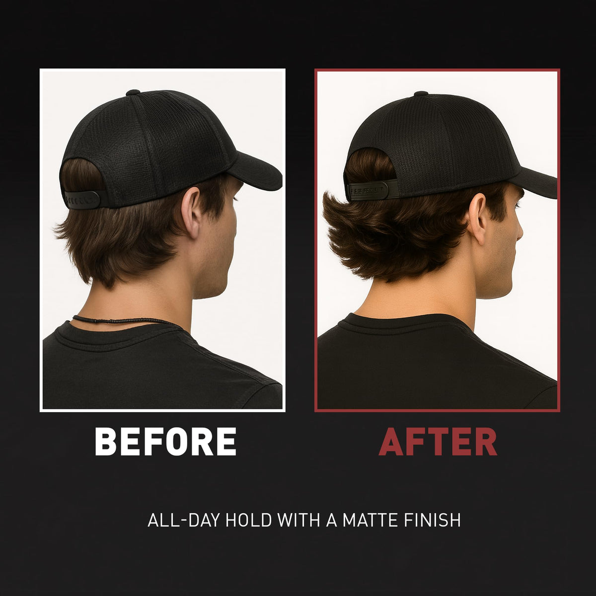 Hair Craft Co. hand scooping clay to show easy activation and control