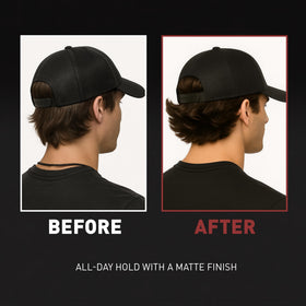 Hair Craft Co. hand scooping clay to show easy activation and control