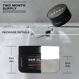 Hair Craft Co. label and ingredients panel displaying product transparency